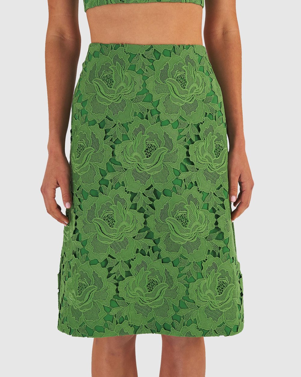 Lace A-Line Skirt