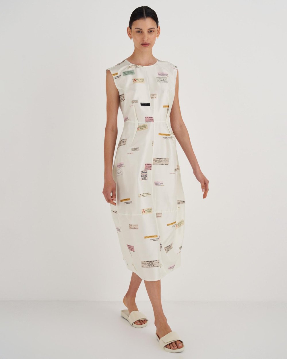 Structured Spaced Label Dress