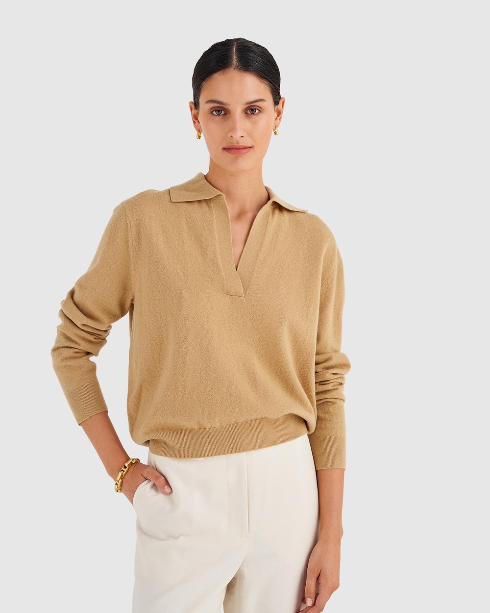Relaxed Polo Top