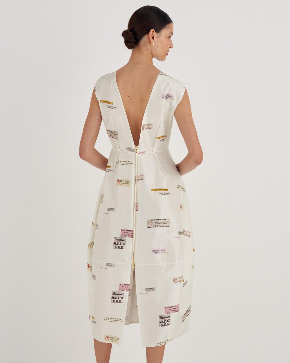 Structured Spaced Label Dress