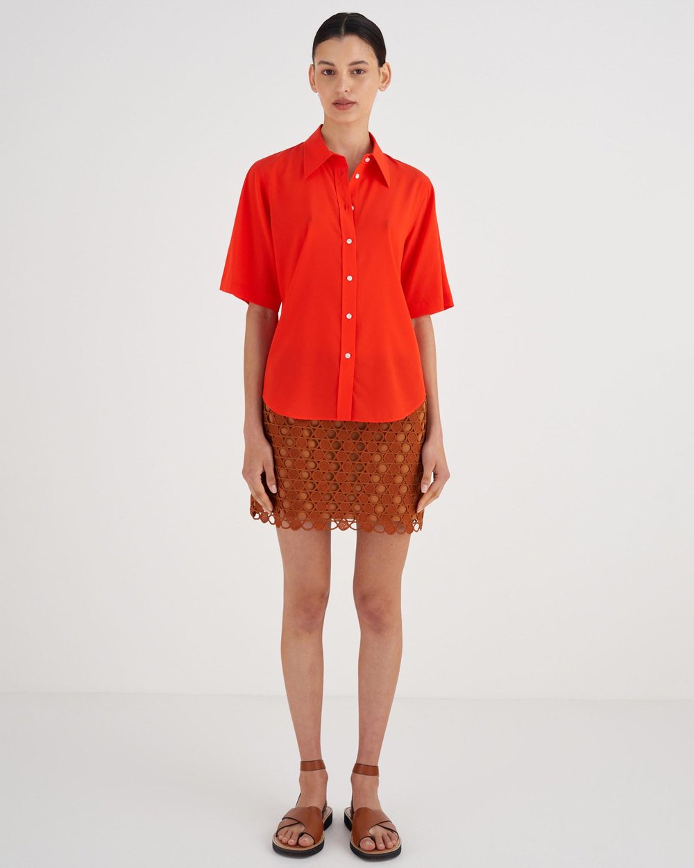 Short Sleeve Fluid Shirt