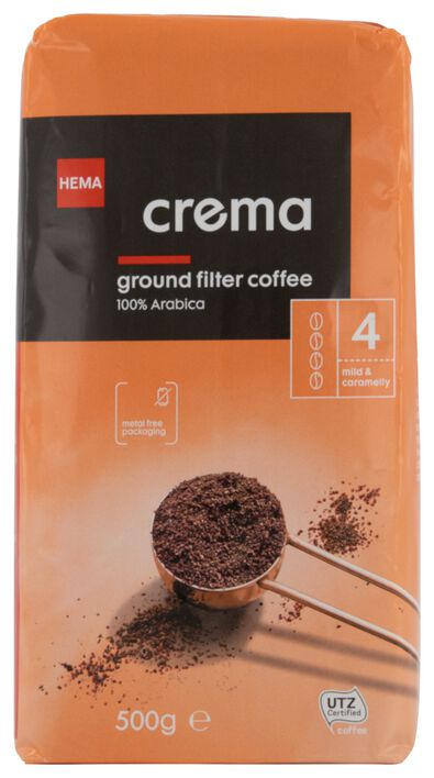 filterkoffie crema - 500 gram