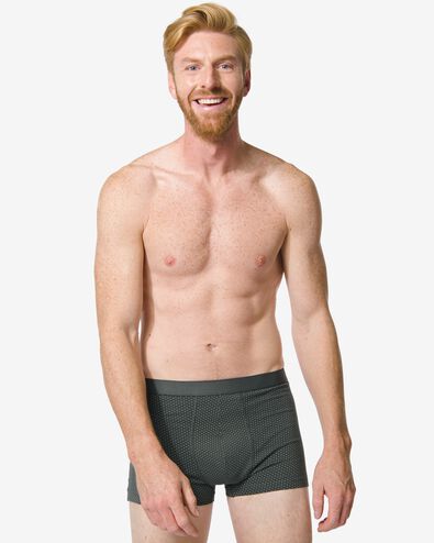 heren boxers kort stretch katoen - 3 stuks groen