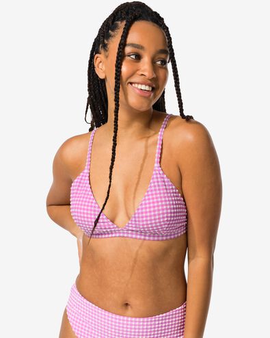 dames triangel bikinitop koraal