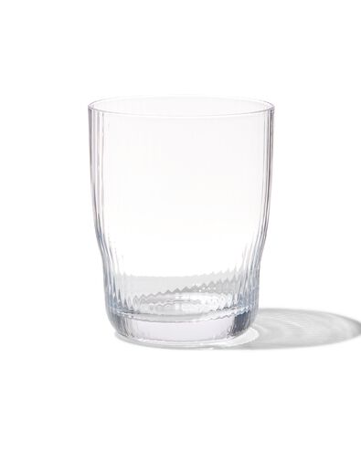 waterglas Bergen streep reli&euml;f 270ml