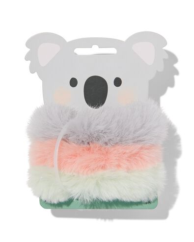 scrunchies fluffy - 3 stuks