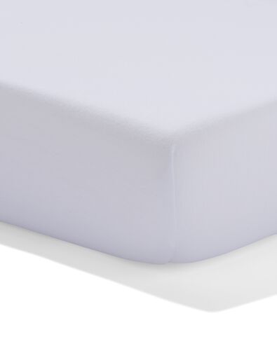 topper hoeslaken jersey 180x220 wit