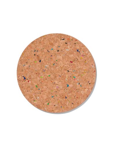onderzetter theepot &Oslash; 18 cm kurk recycled terrazzo