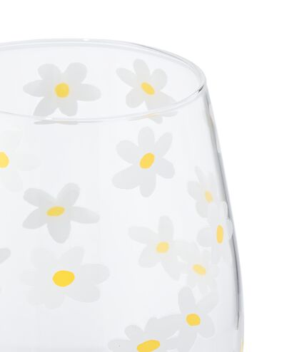 drinkglas 550ml bloemen