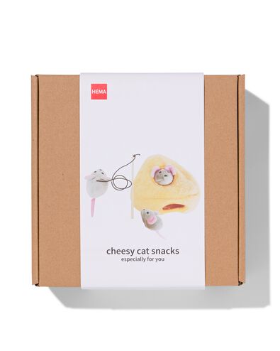 kattenspeelgoed cadeauset 4-delig kaas