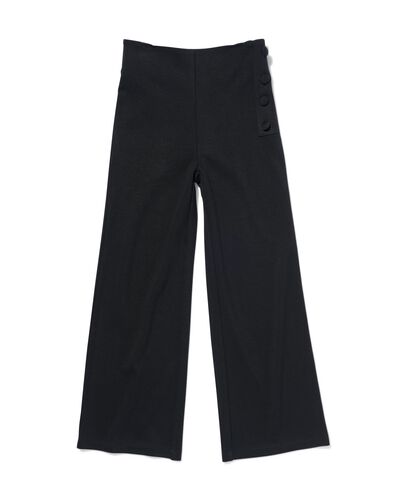 kinderbroek met knopen zwart