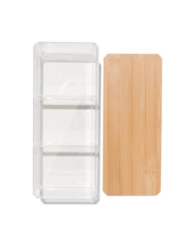 organizer transparant met deksel 9x12.5x6.8