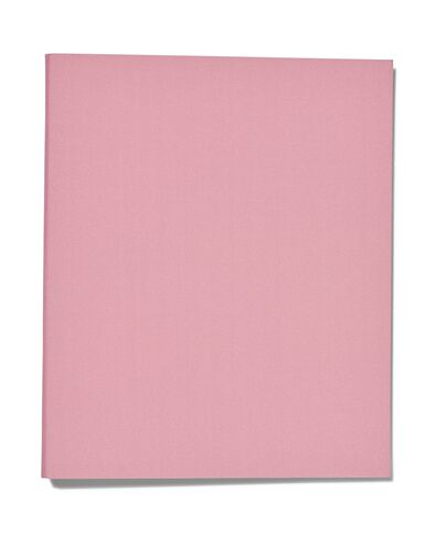 2-rings ringbandmap A4 stof roze