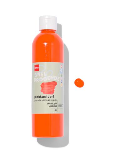 plakkaatverf oranje 250ml