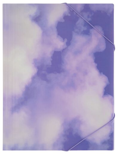 documentenmap 6-vaks 25x33x2.5 wolken