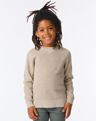 kinder trui  beige