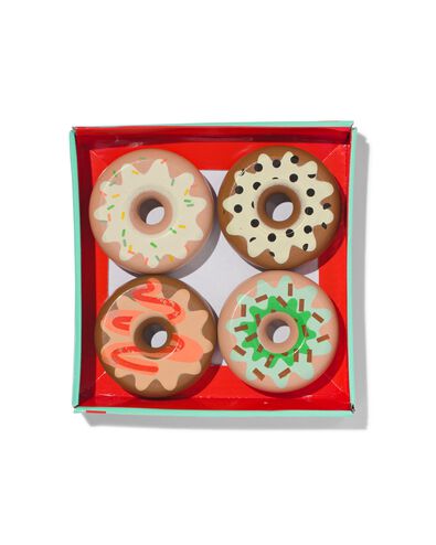 donuts &Oslash;7cm hout - 4 stuks