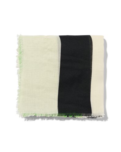 dames sjaal met strepen 200x80