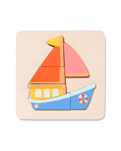 boot inlegpuzzel hout