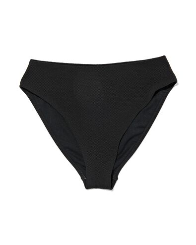 dames bikinibroekje hoge taille zwart