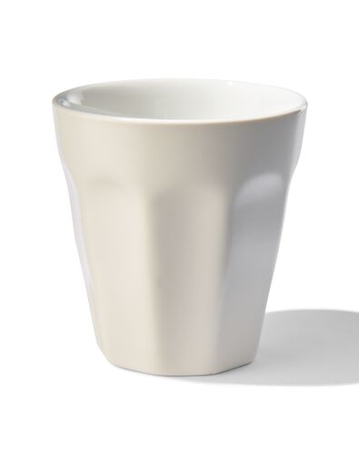 mok 90ml Mirabeau aardewerk wit