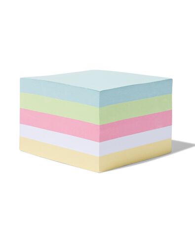 memoblok navulling regenboog