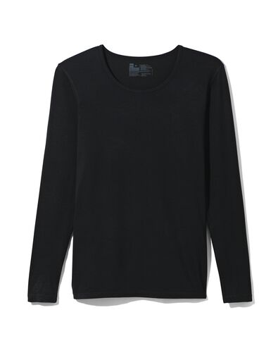 dames thermo t-shirt zwart