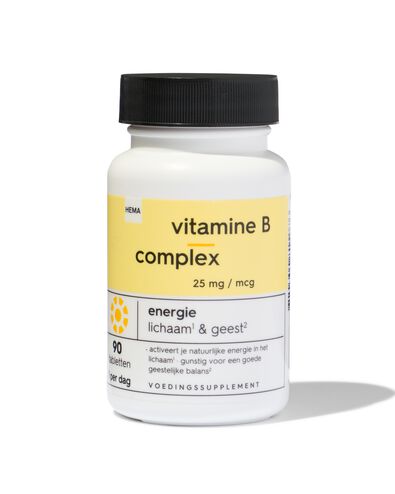 vitamine B complex 25 mg/mcg - 90 stuks