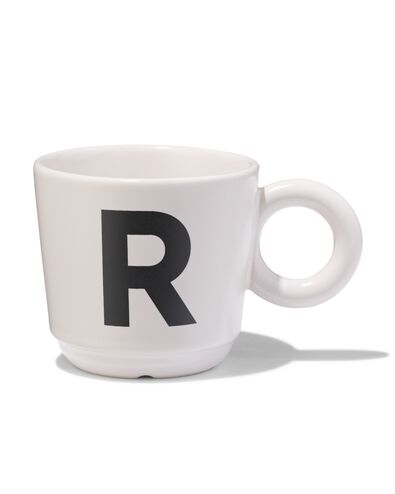 aardewerk mok 280ml letter R