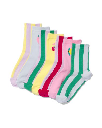 sokken met katoen fruit maat 36-41 in cadeaudoos - 7 paar