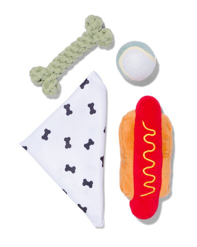 honden speelgoed box 4-delig