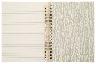 insteek notitieboek met spiraal 16.5x12.5 gelinieerd