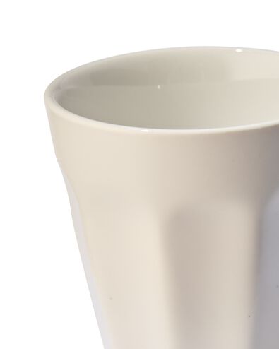 mok 90ml Mirabeau aardewerk wit