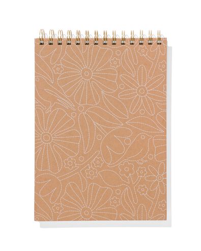 schetsboek met spiraal 25.4x18.6 blanco