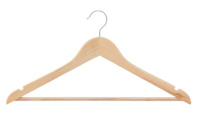 kledinghangers hout - 6 stuks