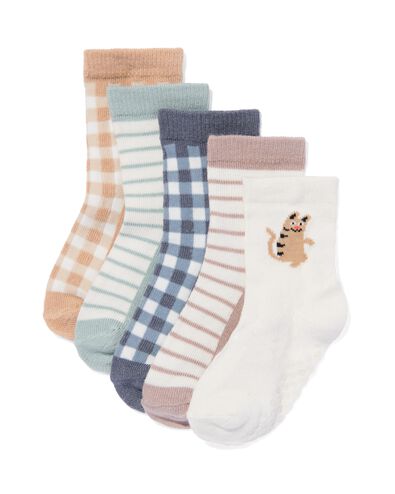 baby sokken met bamboe - 5 paar wit