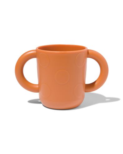 beker met handgrepen bruin