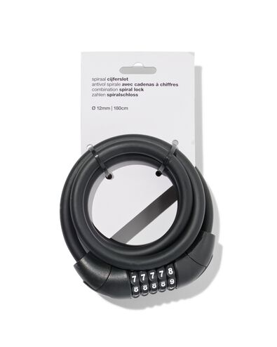 spiraalslot 180cm &Oslash;12mm zwart