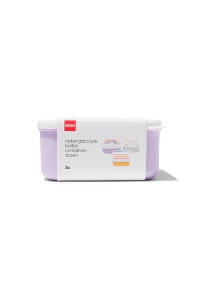 snackbox regenbogen 3-delig