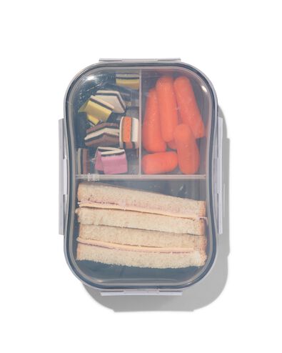 lunchbox losse compartimenten zwart