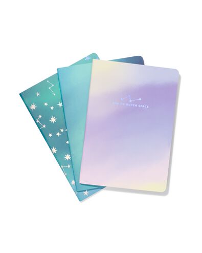 schriften A5 gelinieerd - 3 stuks