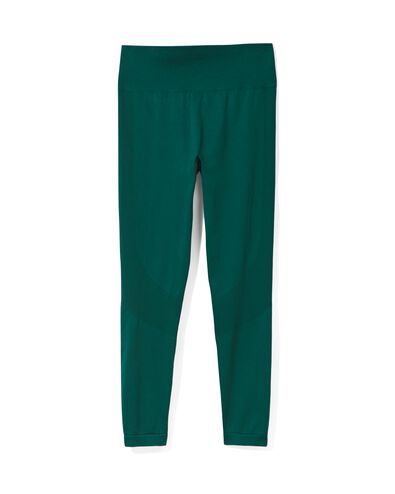 naadloze dames sportlegging donkergroen