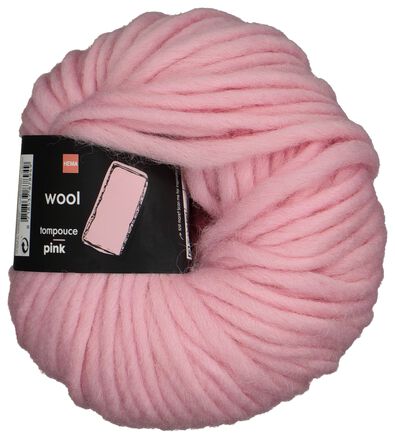 garen wol 50gram roze