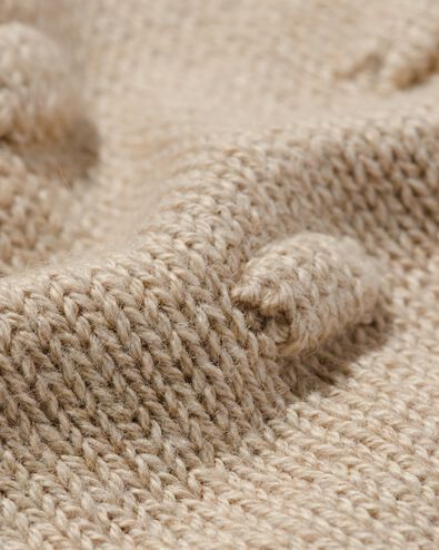 baby vest met pompons zand