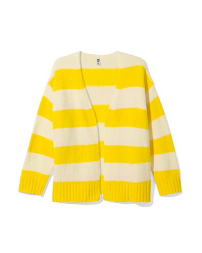 damesvest gebreid Gabby geel
