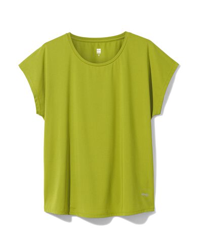 dames sportshirt legergroen