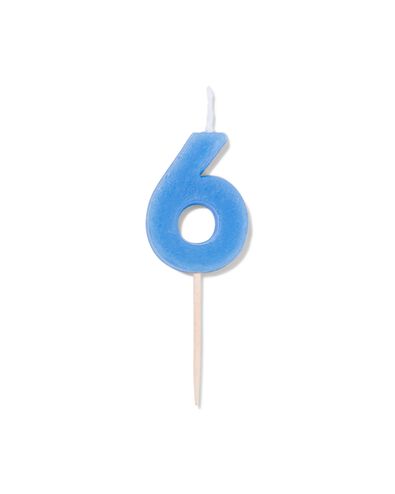 taartkaarsje cijfer 6