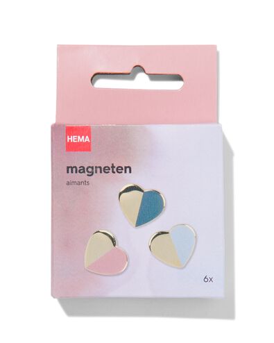 magneten hartjes 3cm - 6 stuks