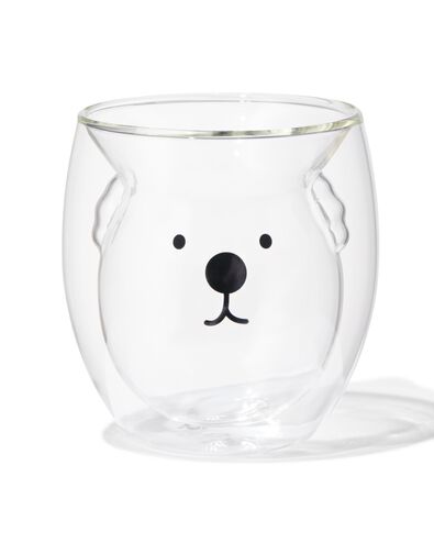 dubbelwandig glas hond