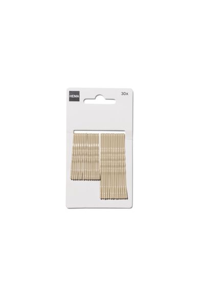 haarschuifjes beige 30 stuks